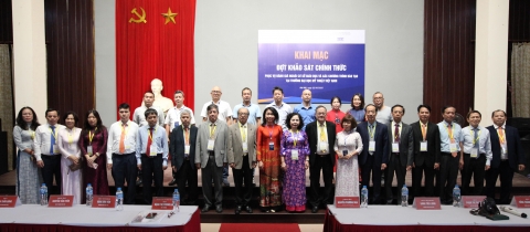 KHAI MẠC KHẢO SÁT CHÍNH THỨC ĐÁNH GIÁ NGOÀI CƠ SỞ ĐÀO TẠO VÀ 04 CHƯƠNG TRÌNH ĐÀO TẠO TRÌNH ĐỘ THẠC SĨ VÀ ĐẠI HỌC CỦA TRƯỜNG ĐẠI HỌC MỸ THUẬT VIỆT NAM